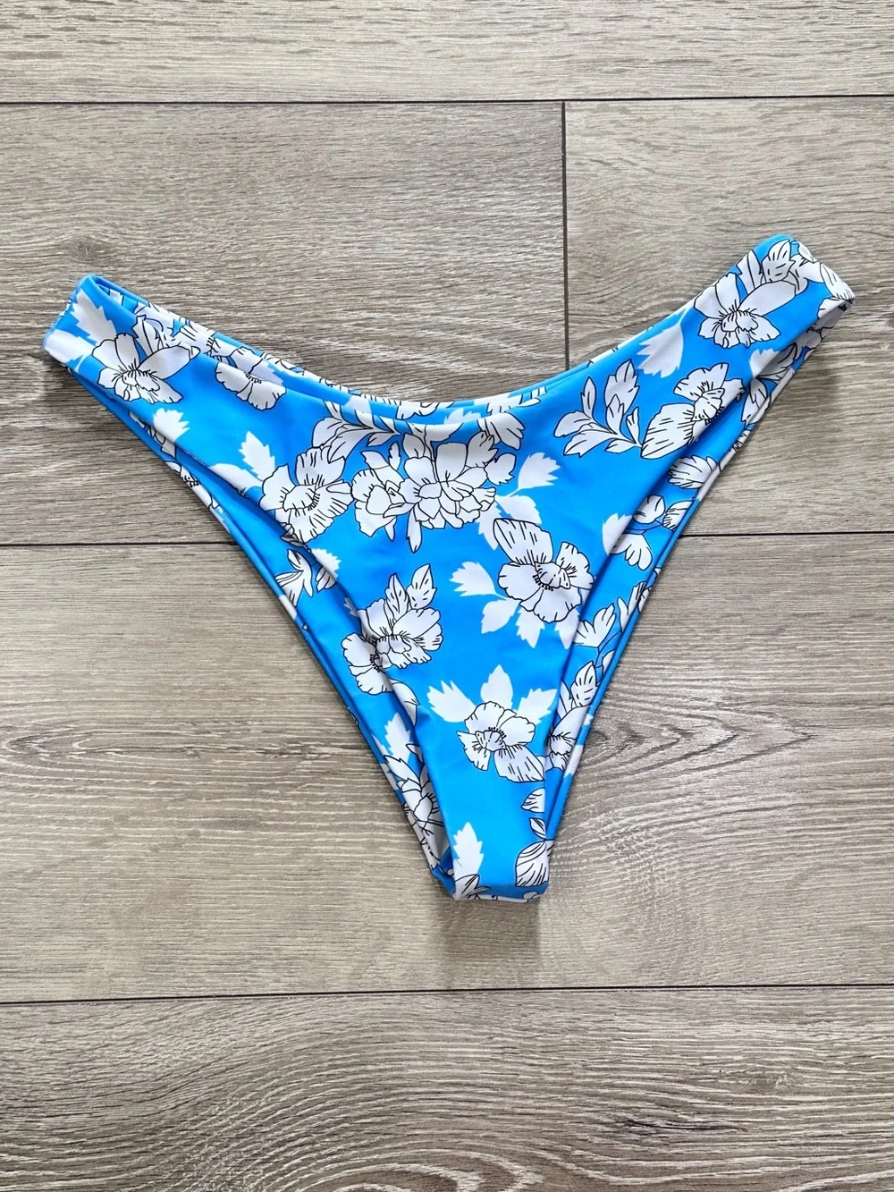 Lot Of 2 Colorful Floral Print Bikini Bottoms Beachy Vibes